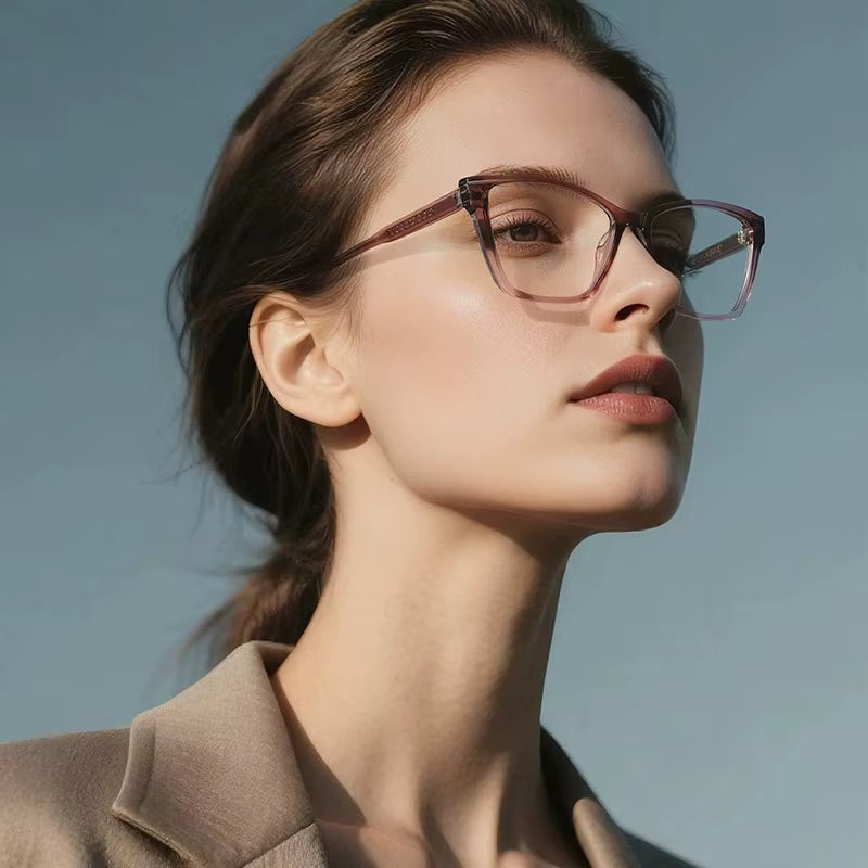 Fashion Cat Eye CP Spring Hinge  Eyeglasses for Women