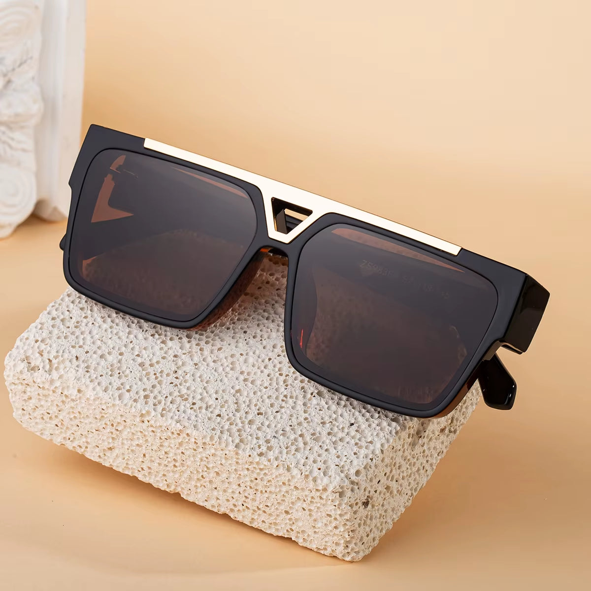 Designer Square Double Bridge UV400 Protection Sunglasses for Women & Men