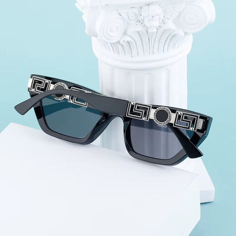 Fashion Cat Eye Personality Temples Sunglasses for Women