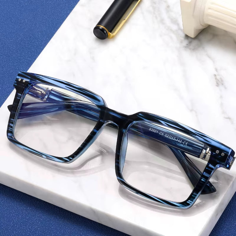 Vintage Retro TR90 Square Eyeglasses for Women & Men