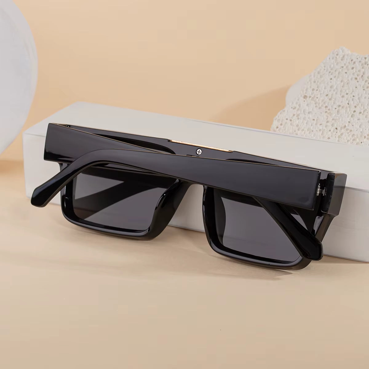 Designer Square Double Bridge UV400 Protection Sunglasses for Women & Men