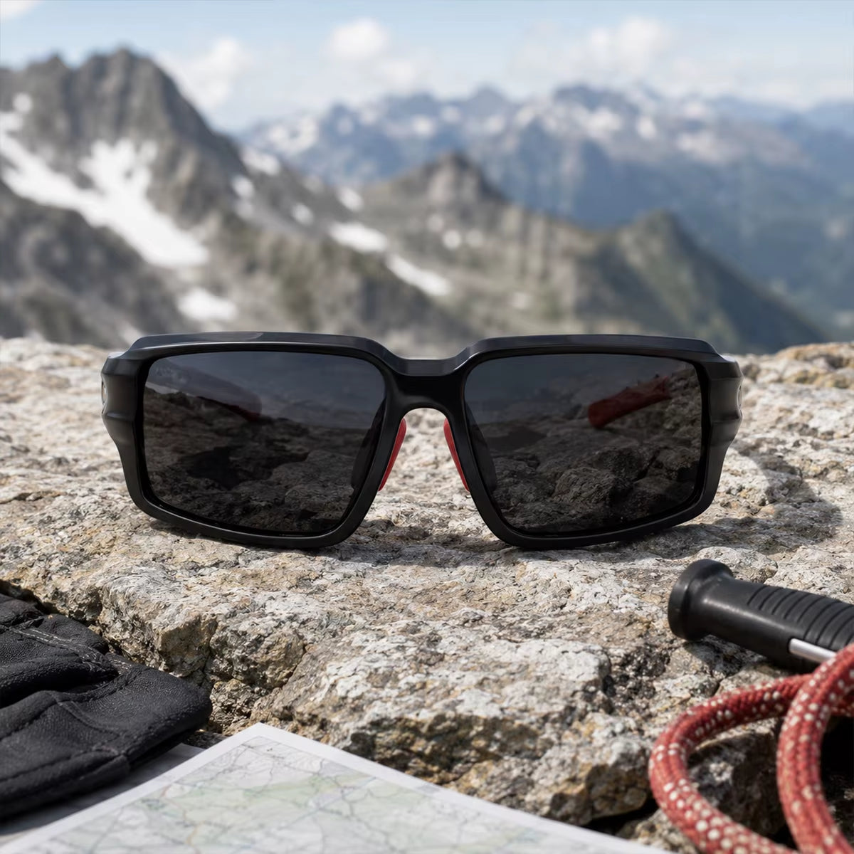 Sport Outdoor Rectangle Polarized UV400 Sunglasses for Women & Men