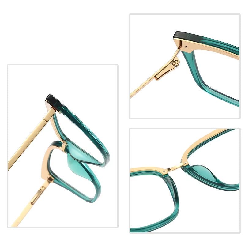  TR90 Cat Eye Spring Hinge Eyeglasses for Women 
