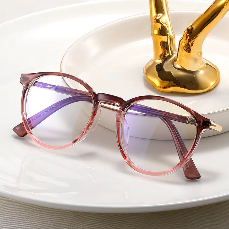  TR90 round Spring Hinge CP  Eyeglasses for Women
