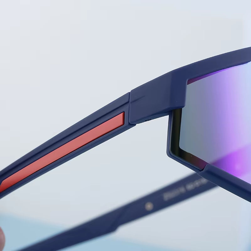  Sport Cycling Outdoor One Piece Coating Lens UV400 Sunglasses for Women & Men