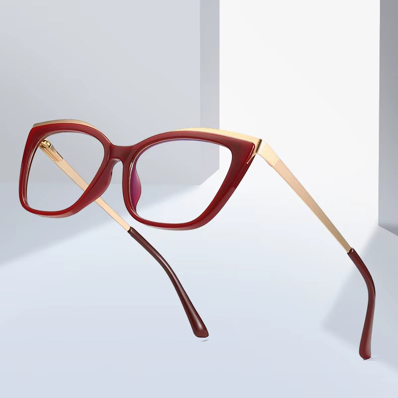  Cat Eye TR90 Spring Hinge  Eyeglasses for Women