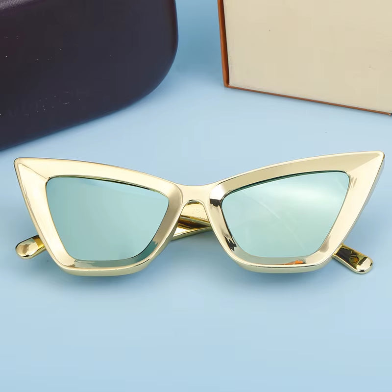 Fashion Cat Eye Designer Oversized Frame UV Sunglasses for Women & Men