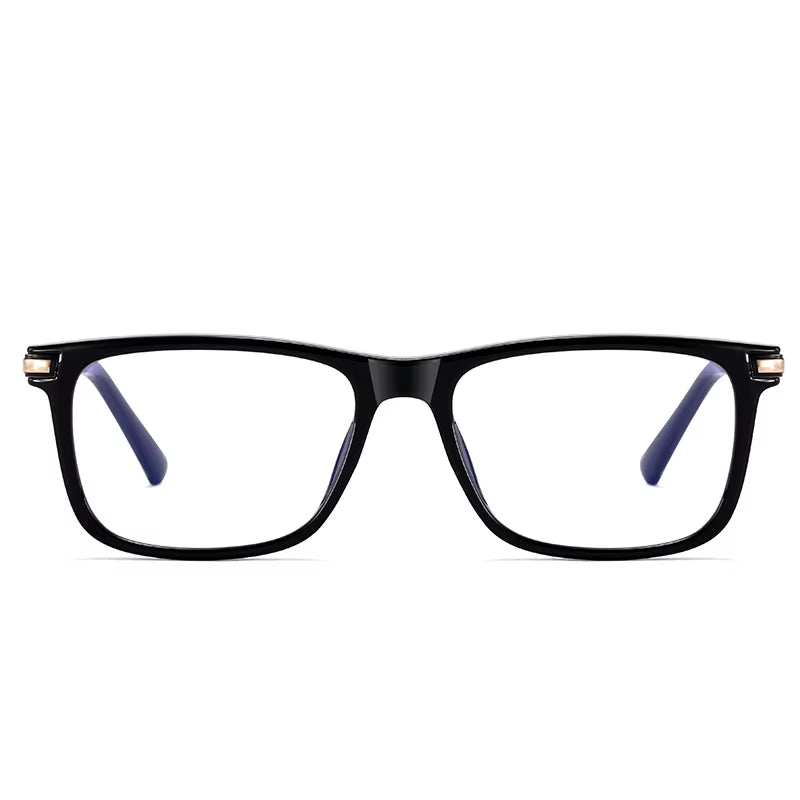  TR90 Rectangle Frame CP Arms Spring Hinge Eyeglasses for Men