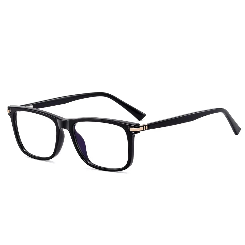  TR90 Rectangle Frame CP Arms Spring Hinge Eyeglasses for Men