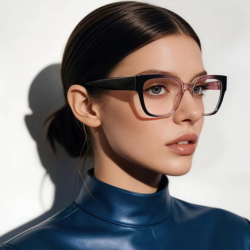 Cat Eye Acetate Pin-In Spring Hinge  Eyeglasses for Women