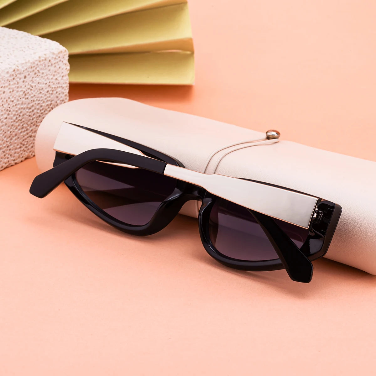 Designer Rectangle PC Frame UV400 Protection Sunglasses for Women