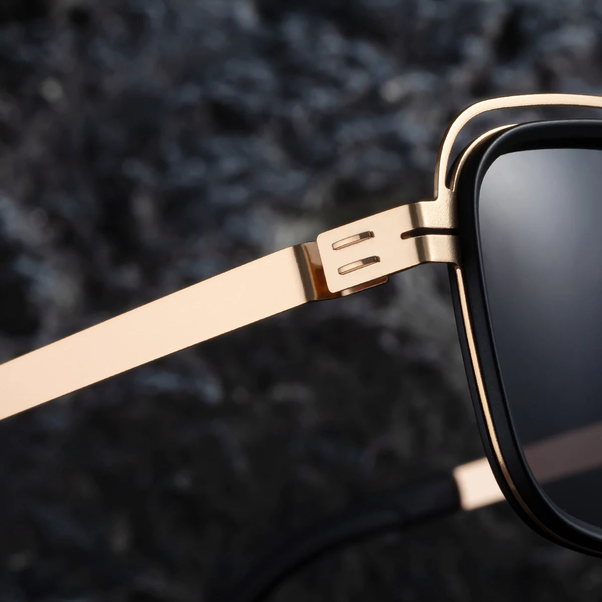 Double Bridge Polarized Hinge UV400 Sunglasses for Men
