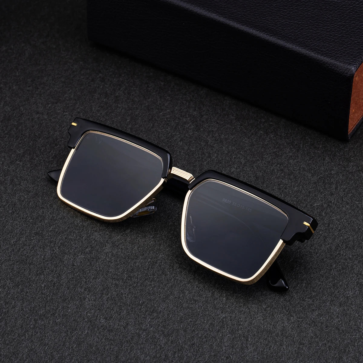 Designer Square Frame UV400 Protection Sunglasses for Men
