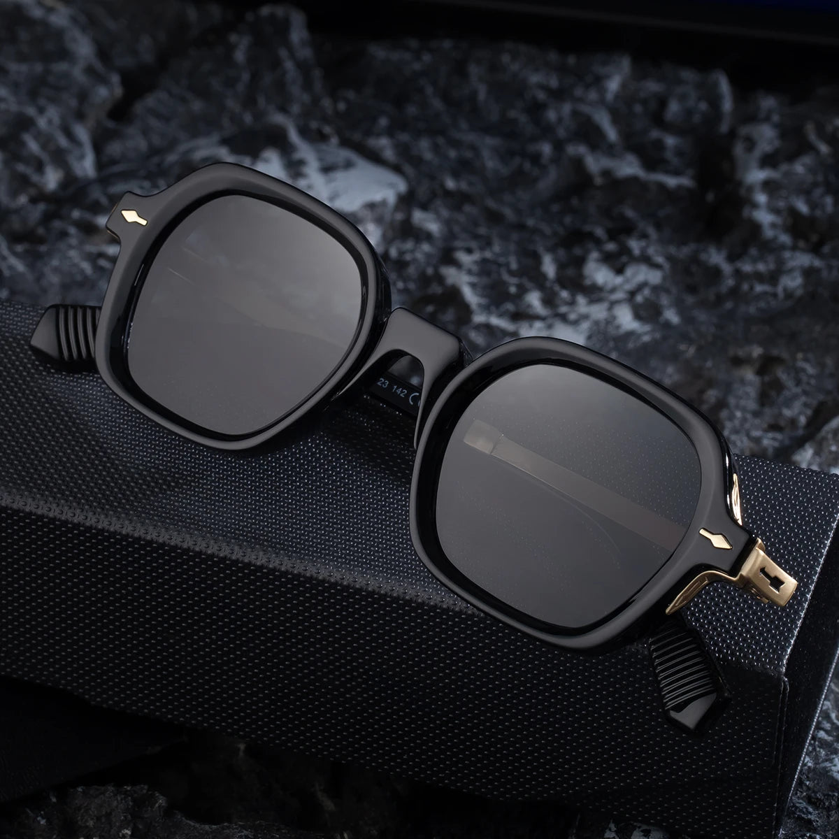  Designer Square Polarized UV400 Sunglasses for Men