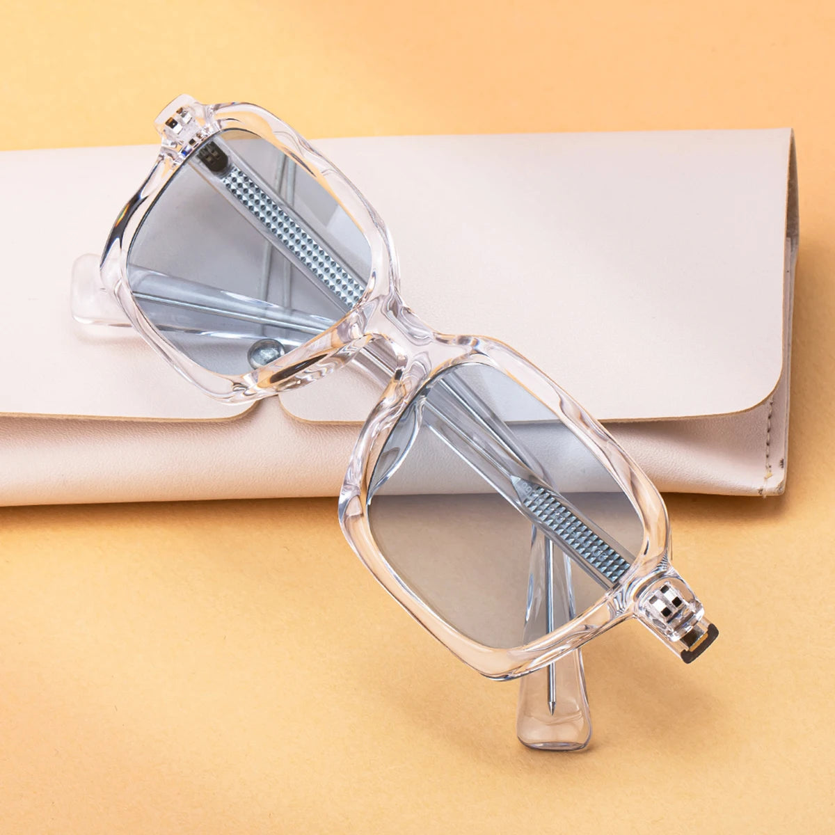 Designer Rectangle Pin-In Temples UV400 Sunglasses for Women & Men