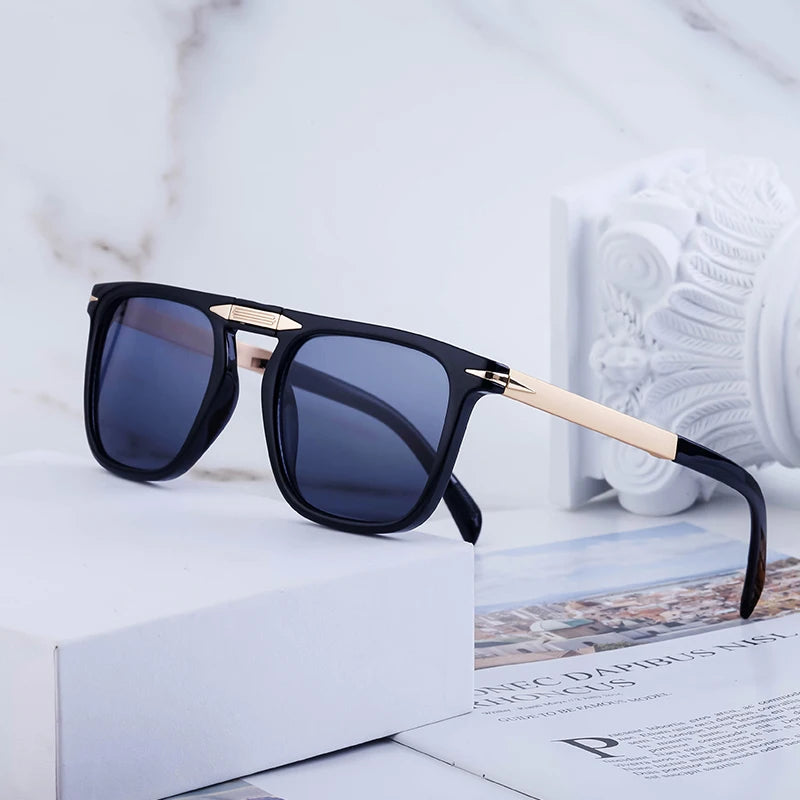  Designer Square Folding UV400 Protection Sunglasses for Men