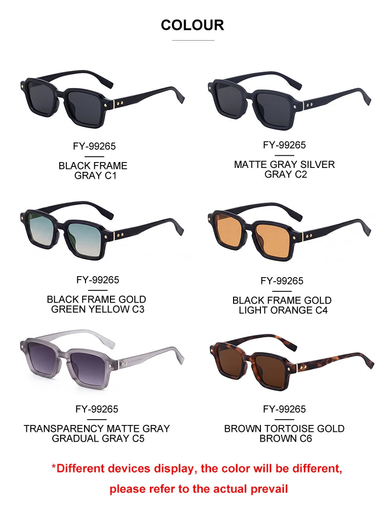 Designer Soft Square UV400 Protection Sunglasses for Men & Women 