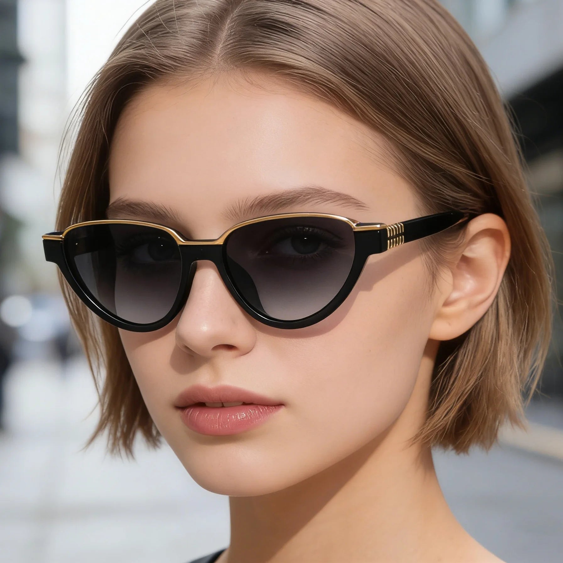 Designer Cat Eye UV400 Protection Sunglasses for Women 