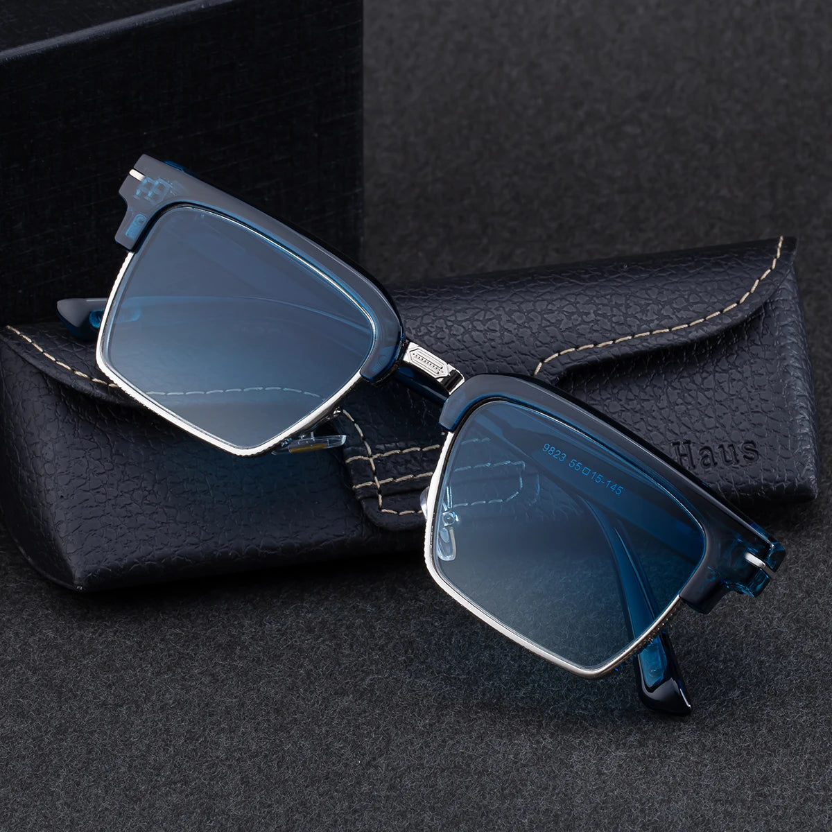 Designer Square Metal Frame UV400 Protection Sunglasses for Men 
