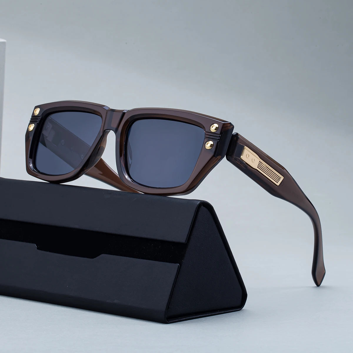  Designer Square Polarized Driving Fishing UV400 Protection Sunglasses for Men