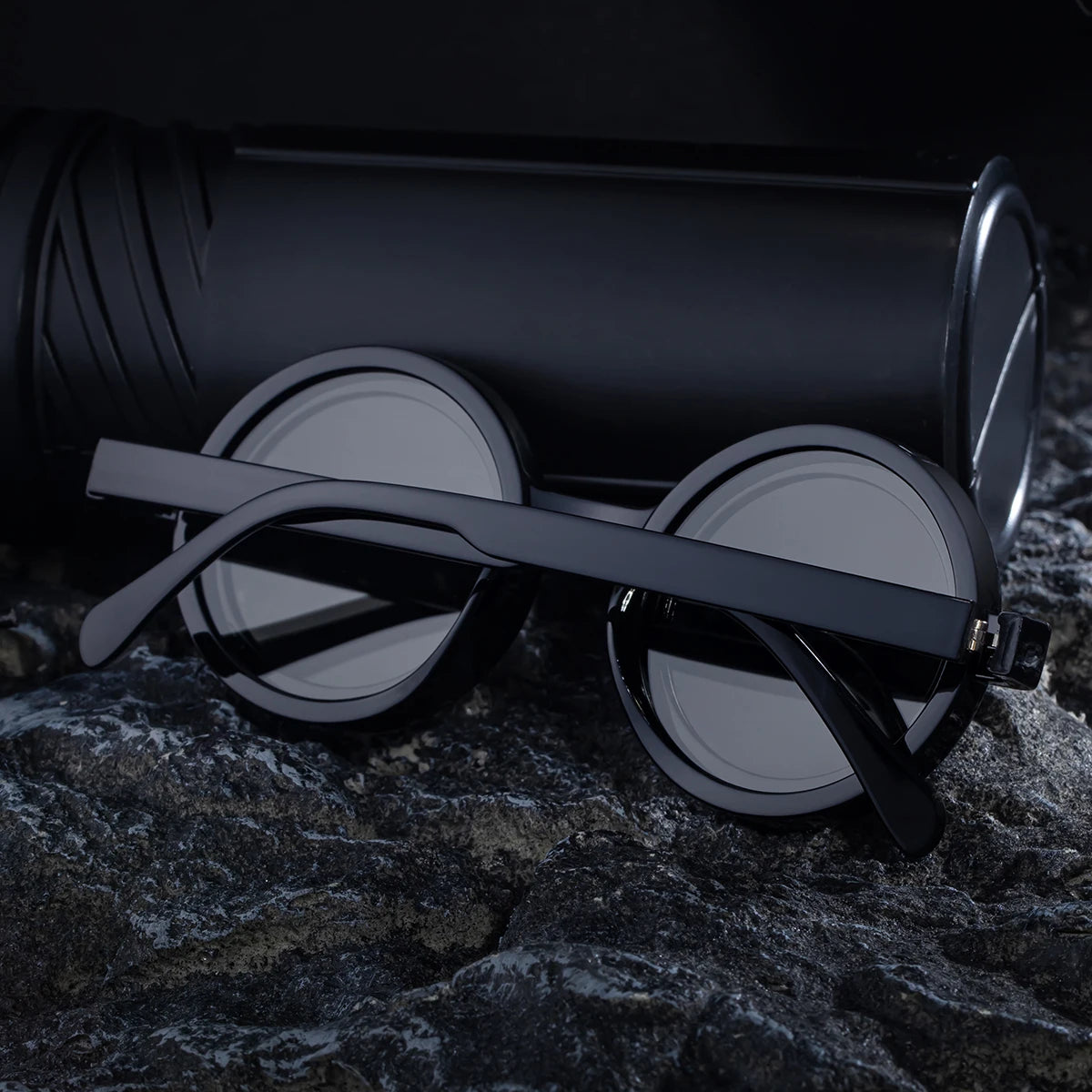  Designer Adjustable Lens Polarized round UV400 Sunglasses for Men