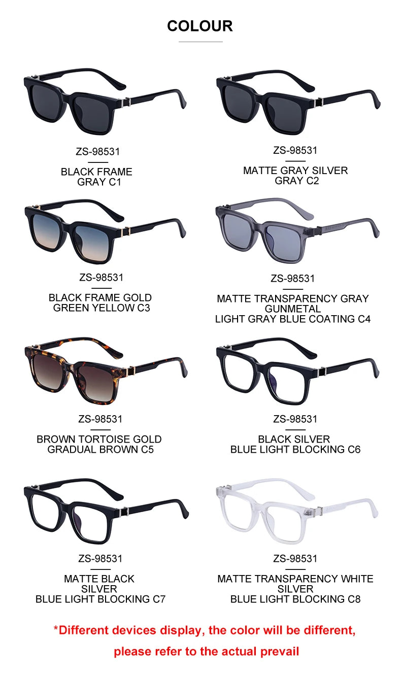 Designer Soft Square PC Frame UV400 Sunglasses for Men 