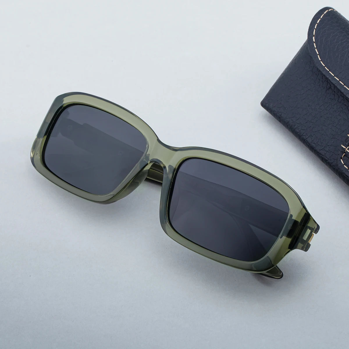  Designer Rectangle Polarized Driving Fishing UV400 Sunglasses for Men