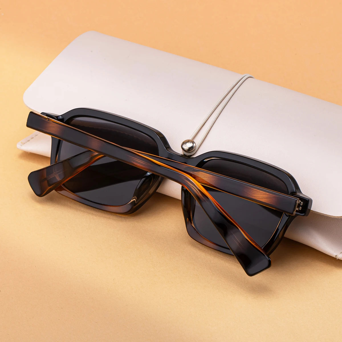 Designer Rectangle Pin-In Temples UV400 Sunglasses for Women & Men