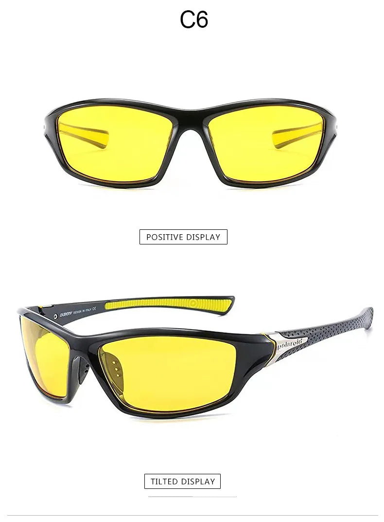 Elevate Your Style with Our Luxury Polarized Rectangle Sunglasses for Men - Perfect for Driving, Travel, and Outdoor Adventures