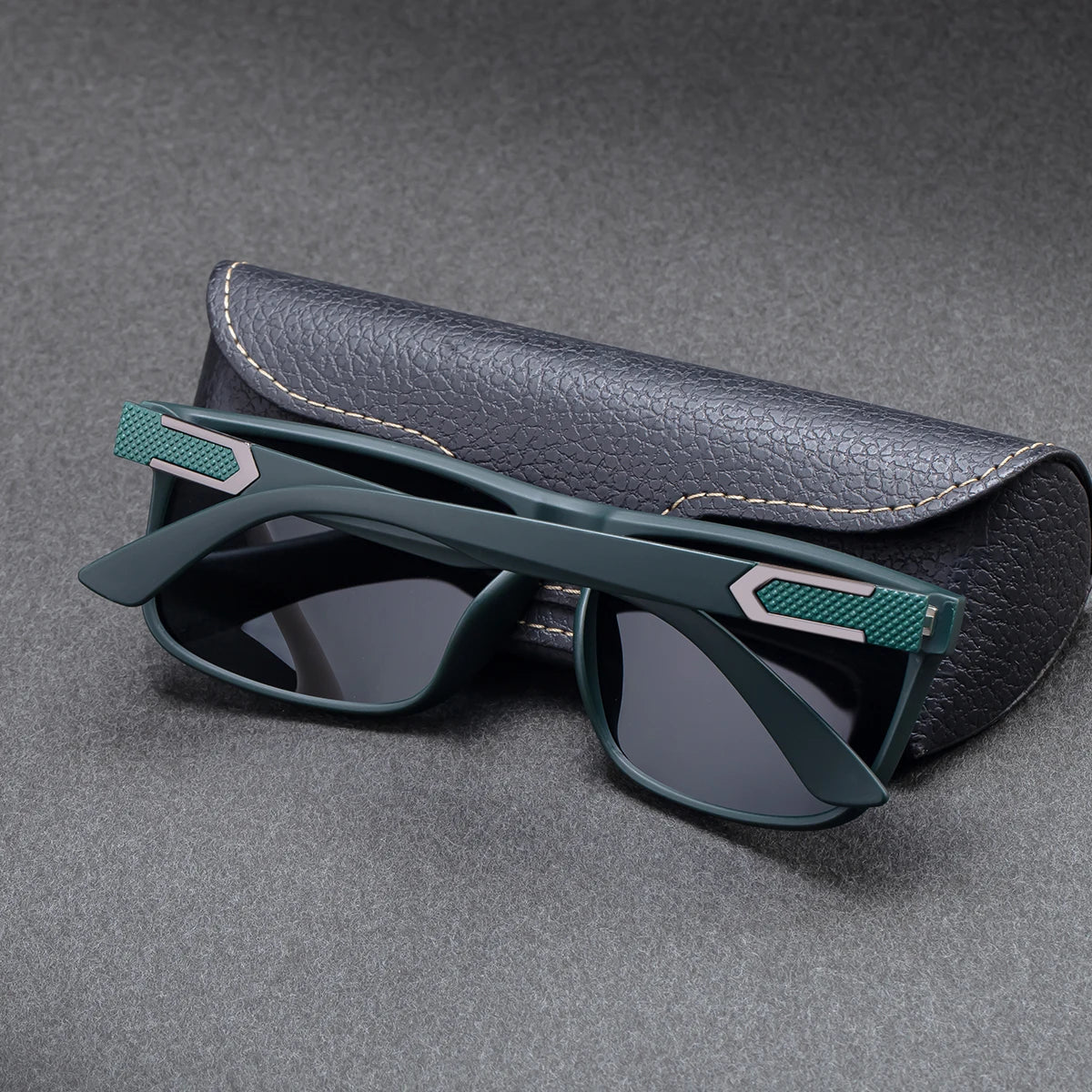 Square Polarized Fishing Driving UV400 Protection Sunglasses for Men