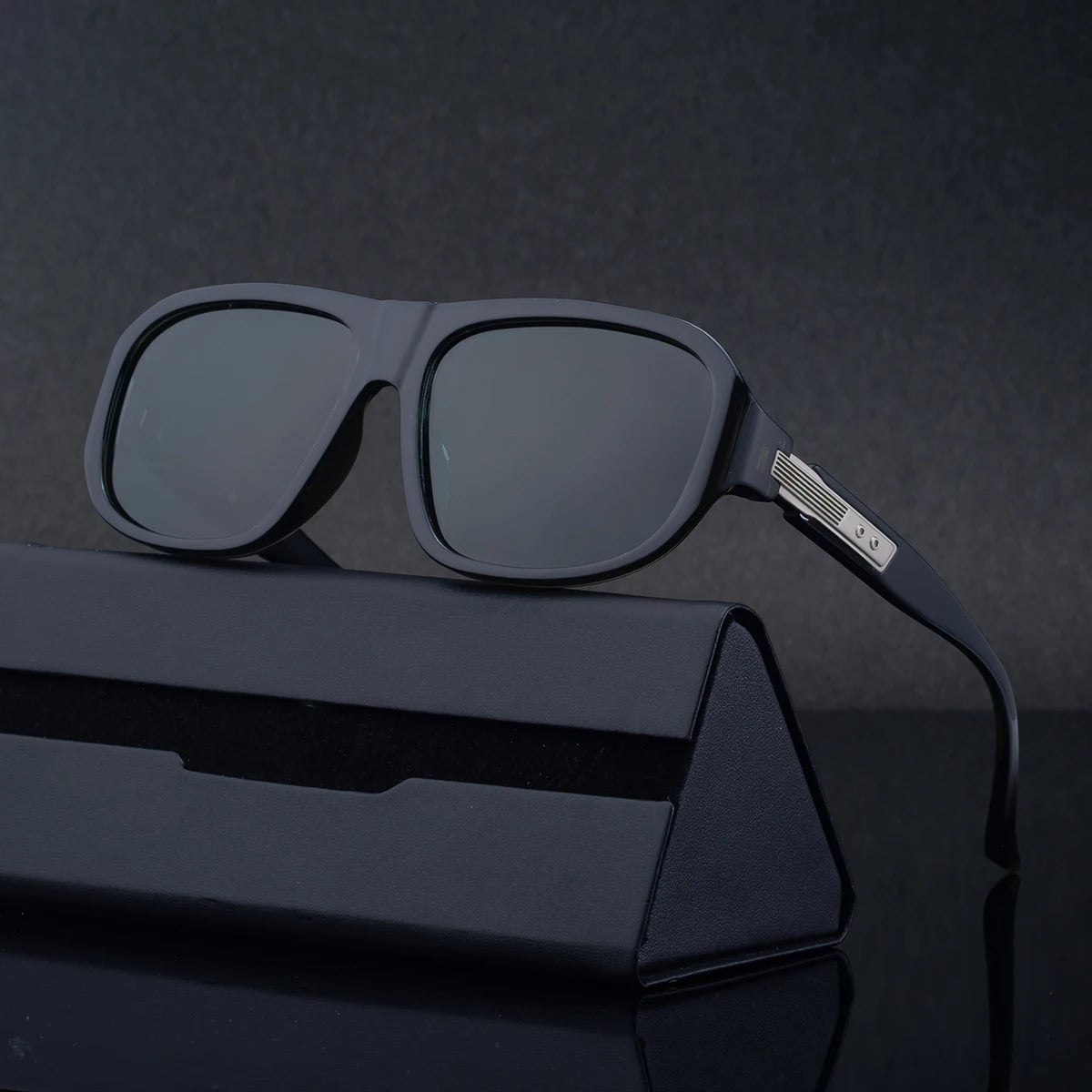  Square Polarized Driving UV400 Protection Glasses Sunglasses for Men