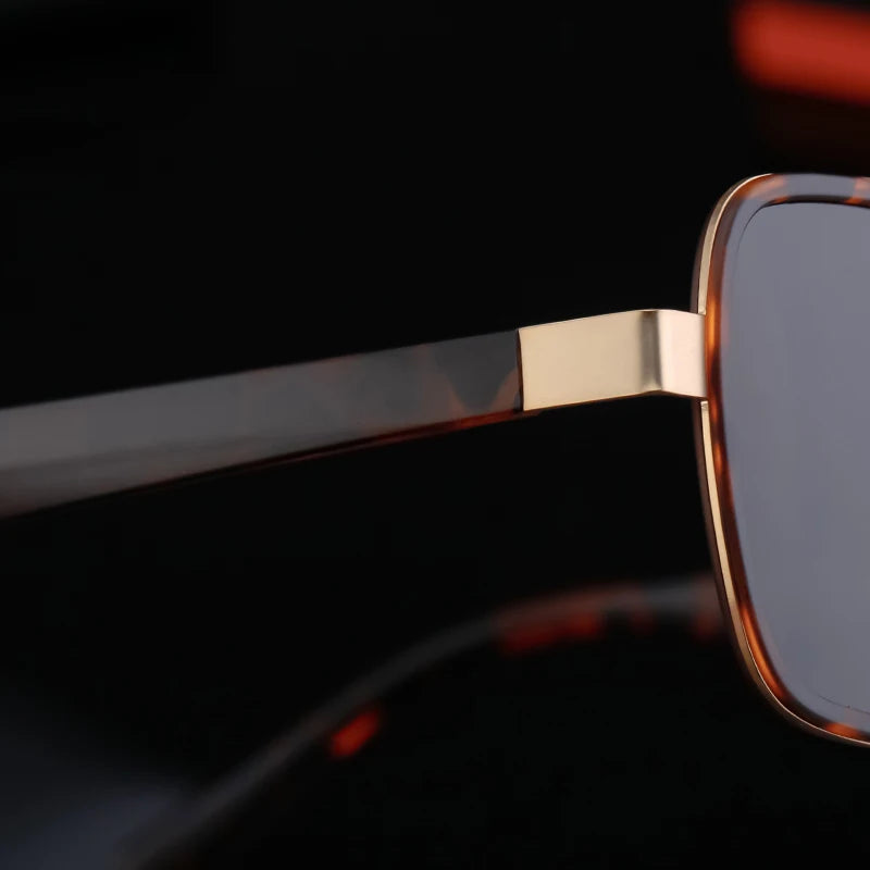  Fashion Polarized Fishing Square TR90 Double Bridge UV400 Sunglasses for Men