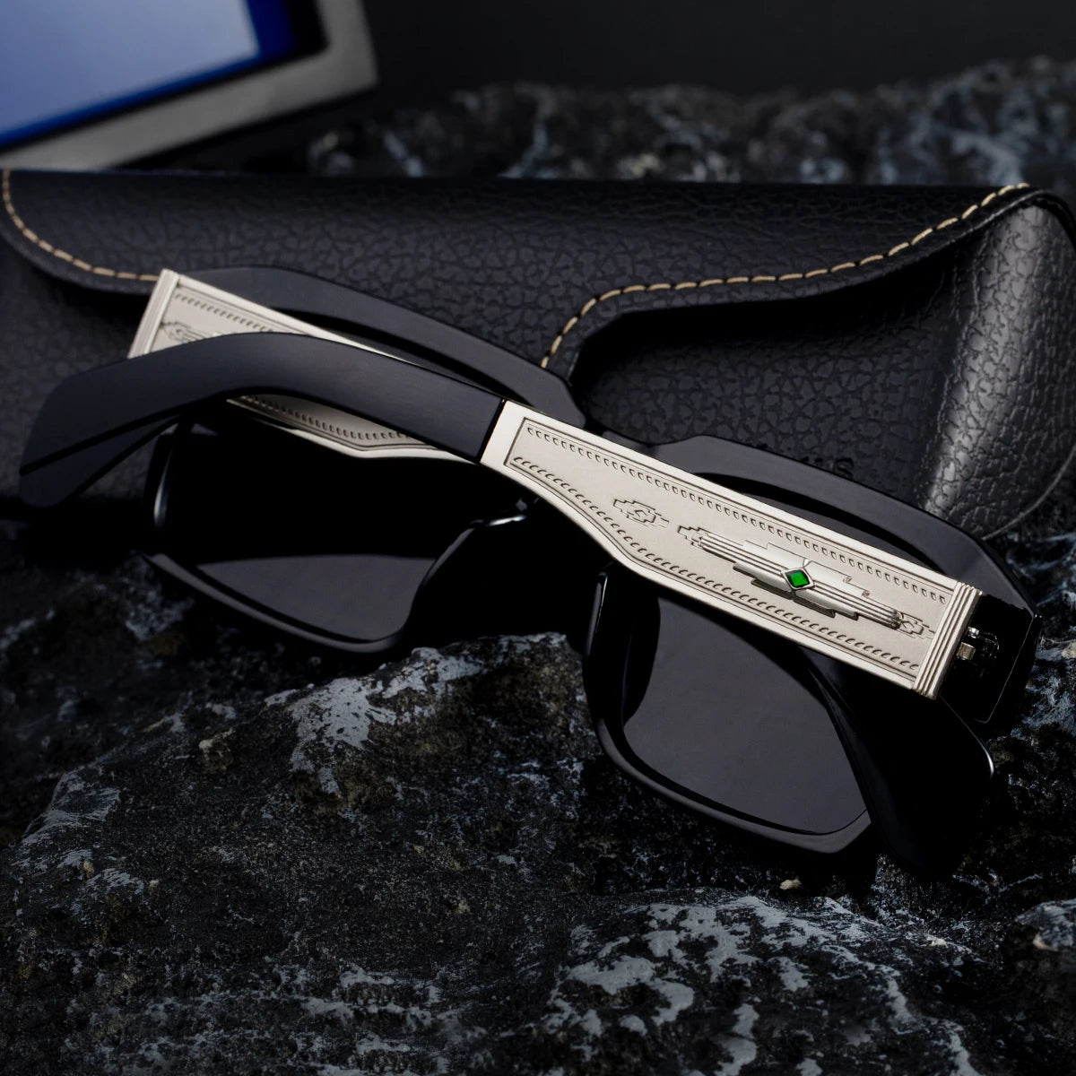 Designer Square Polarized UV400 Protection Sunglasses for Men