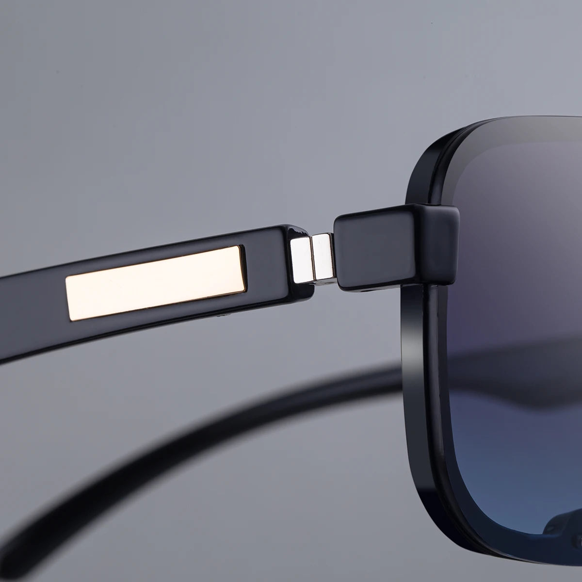 One Piece Len Spring Hinge Polarized UV400 Protection Sunglasses for Men