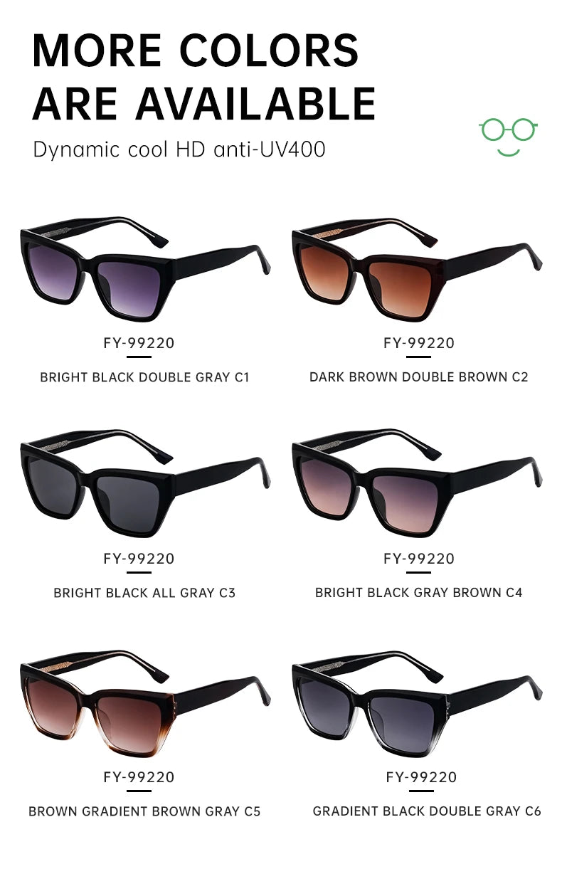 Fashion Cat Eye CP Designer Custom Logo UV400 Sunglasses for Women & Men