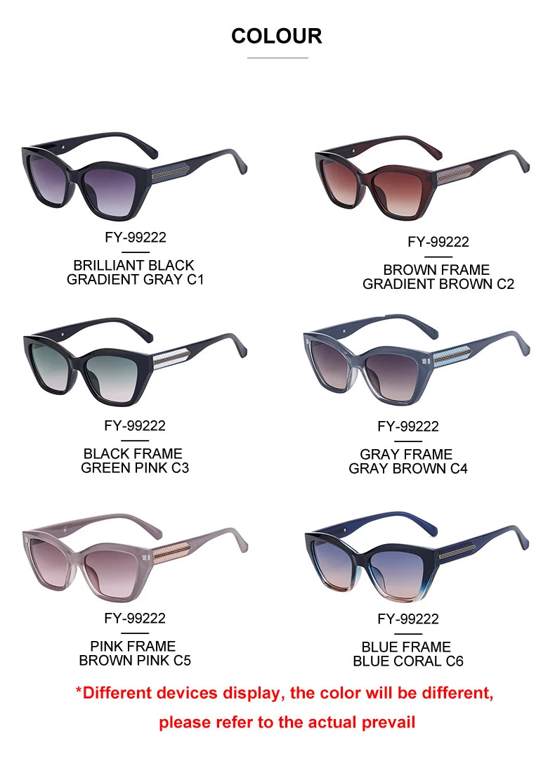 Designer Personality Cat Eye UV400 Protection Sunglasses for Women