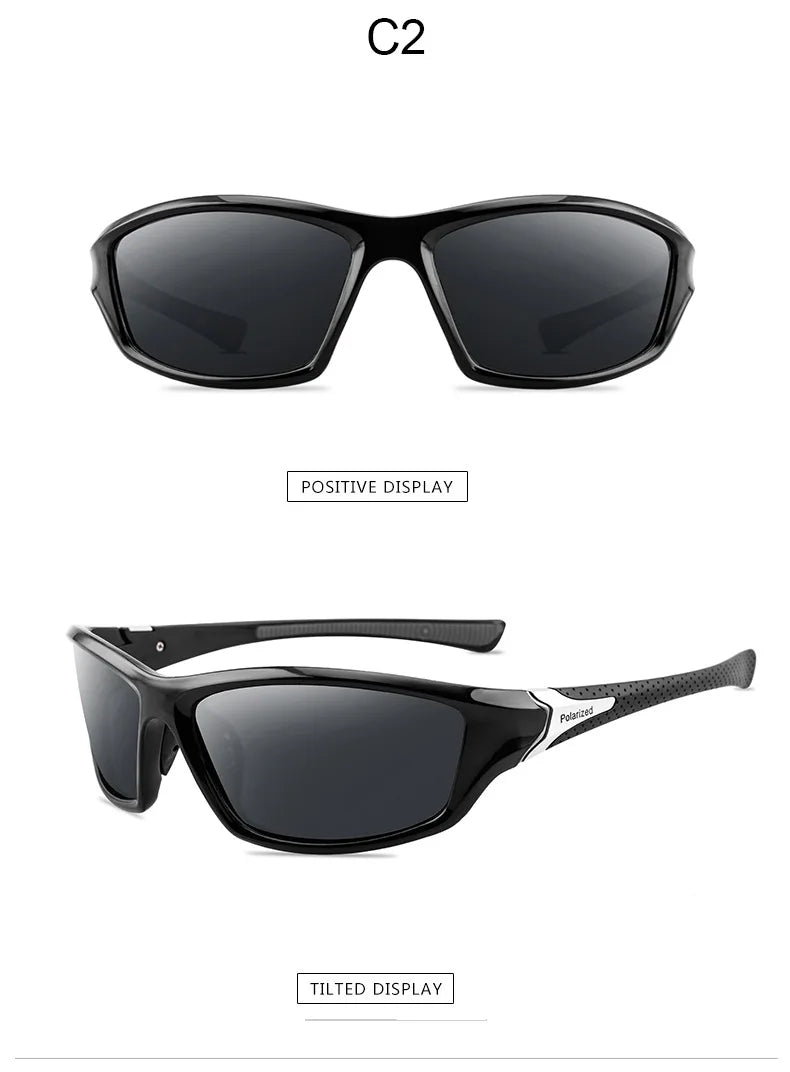 Elevate Your Style with Our Luxury Polarized Rectangle Sunglasses for Men - Perfect for Driving, Travel, and Outdoor Adventures