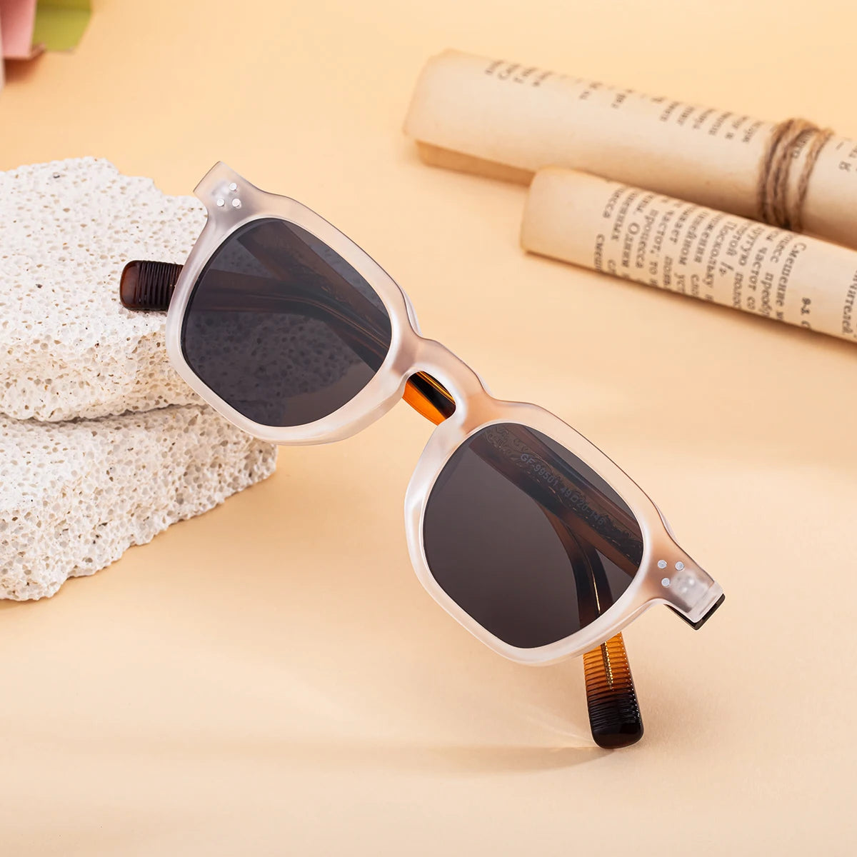 Designer Soft Square Pin-In Temples UV400 Sunglasses for Women & Men