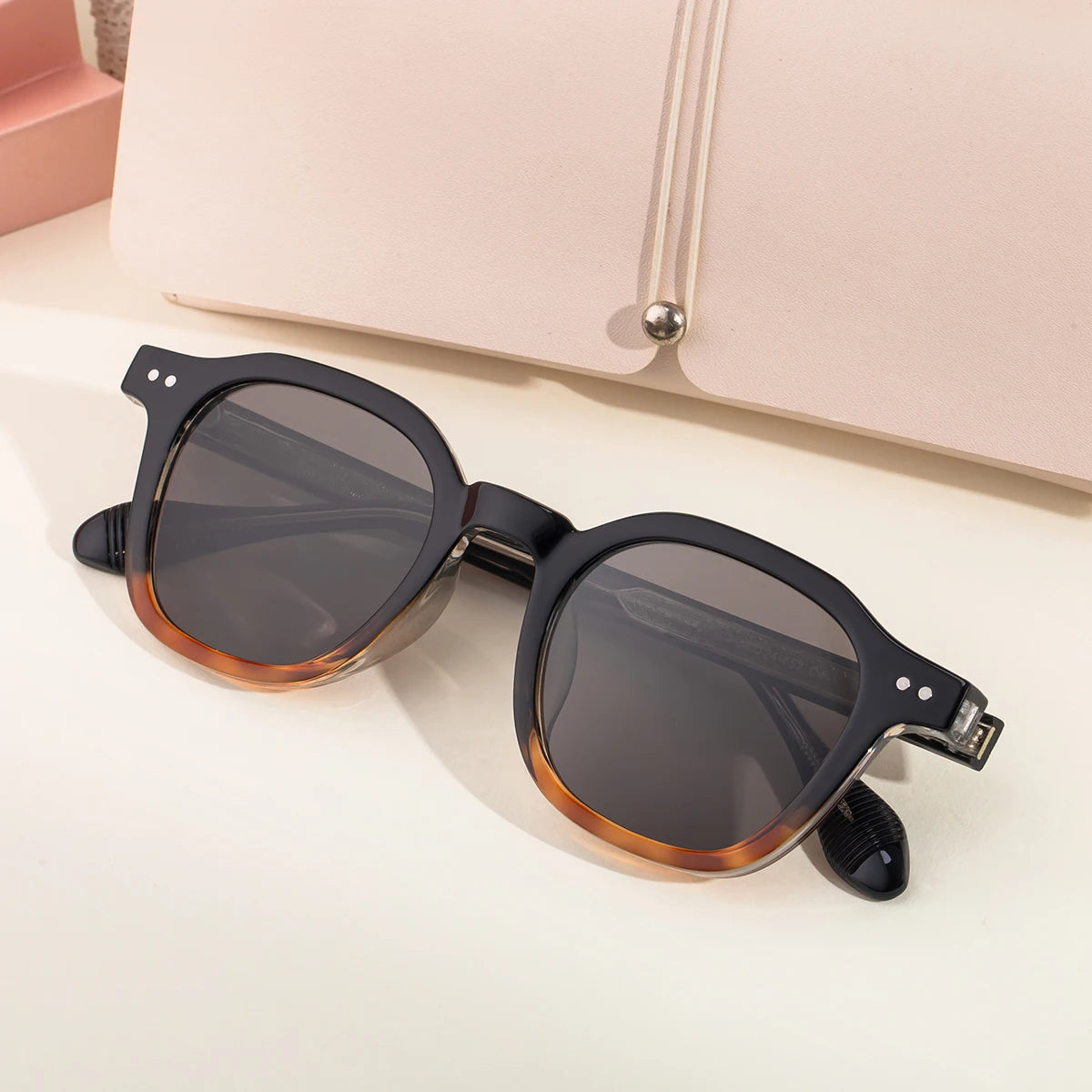 Designer PC Frame Soft Square UV400 Protection Sunglasses for Women & Men 