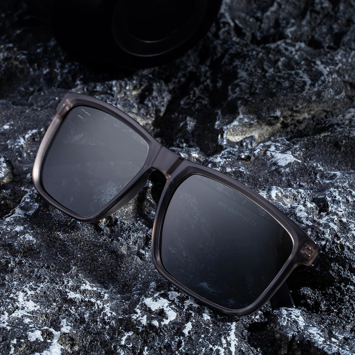 Fashion Square Frame TAC Lens Polarized Driving UV400 Sunglasses for Men