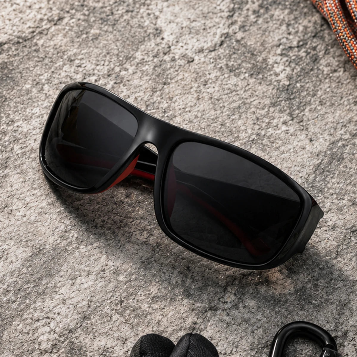 Fashion Sport Outdoor Wraparound Rectangle Polarized UV400 Glasses Sunglasses for Women & Men