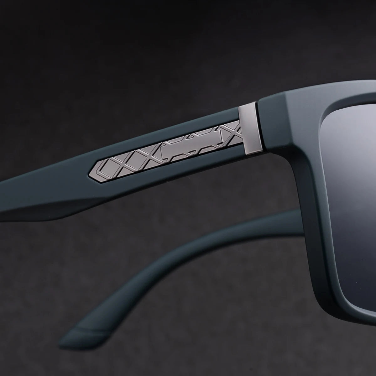 Square Frame Polarized Driving UV400 Protection Sunglasses for Men