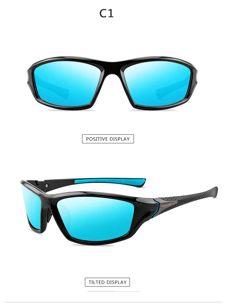 Elevate Your Style with Our Luxury Polarized Rectangle Sunglasses for Men - Perfect for Driving, Travel, and Outdoor Adventures