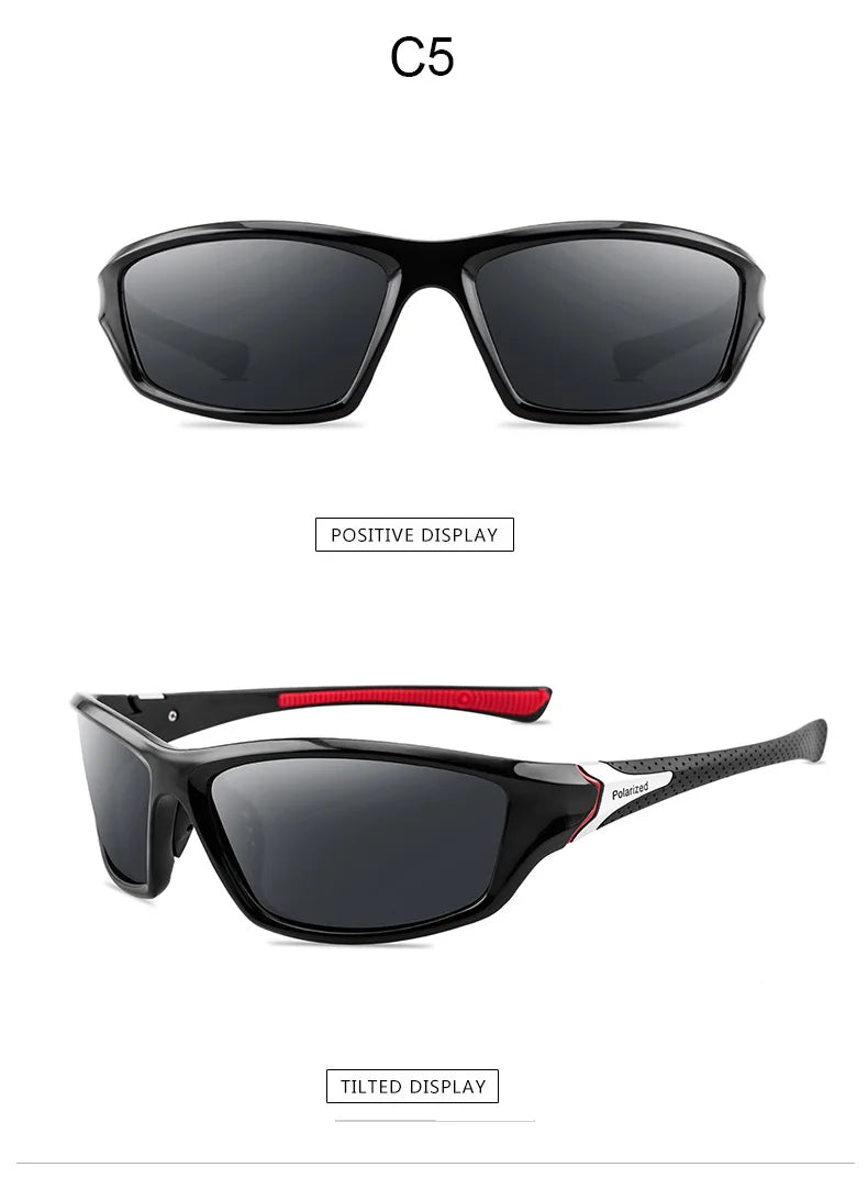 Elevate Your Style with Our Luxury Polarized Rectangle Sunglasses for Men - Perfect for Driving, Travel, and Outdoor Adventures