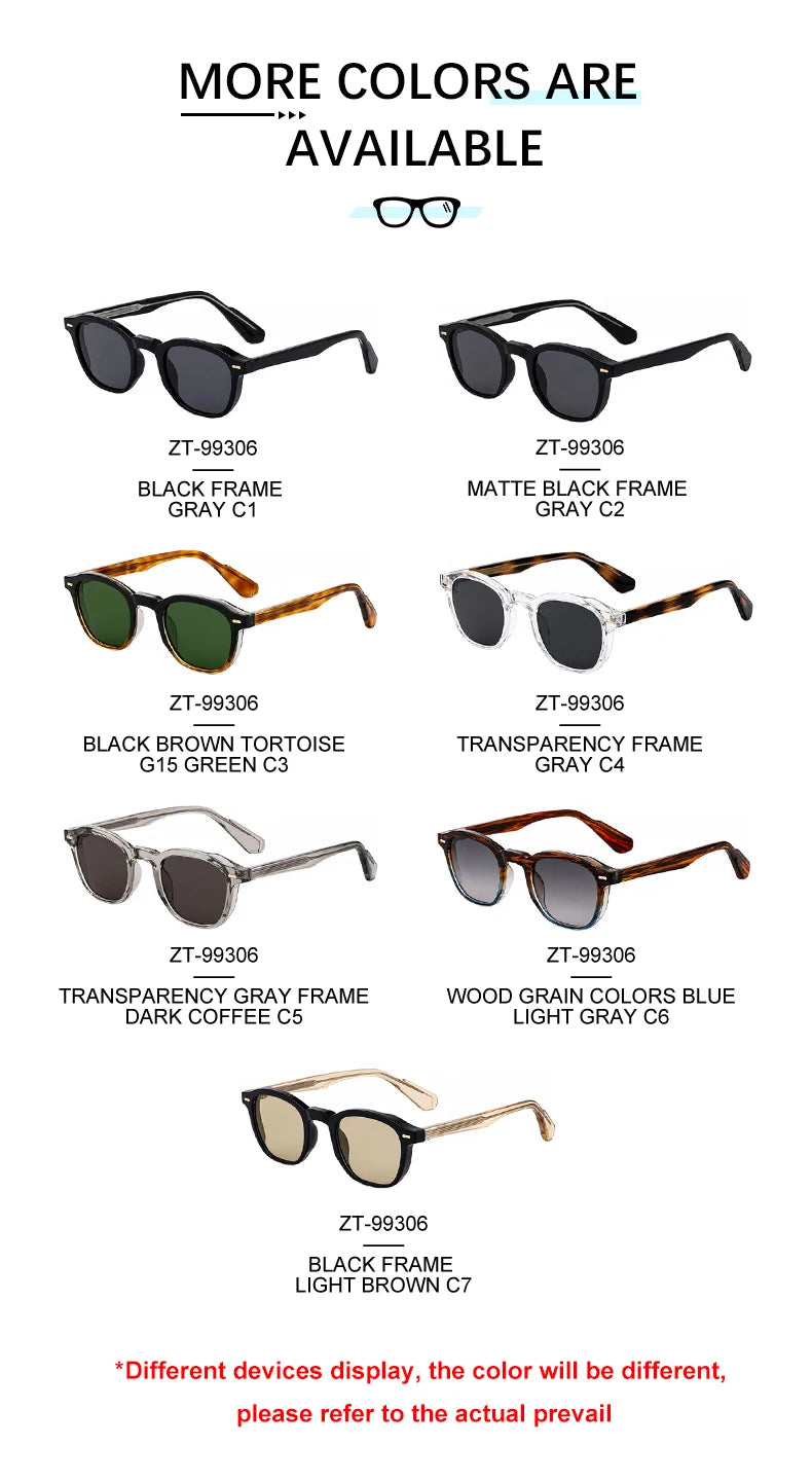  Designer Soft Square Pin-In Temples UV400 Sunglasses for Women & Men