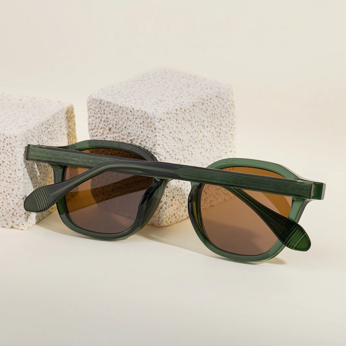 Designer PC Frame Soft Square UV400 Protection Sunglasses for Women & Men 