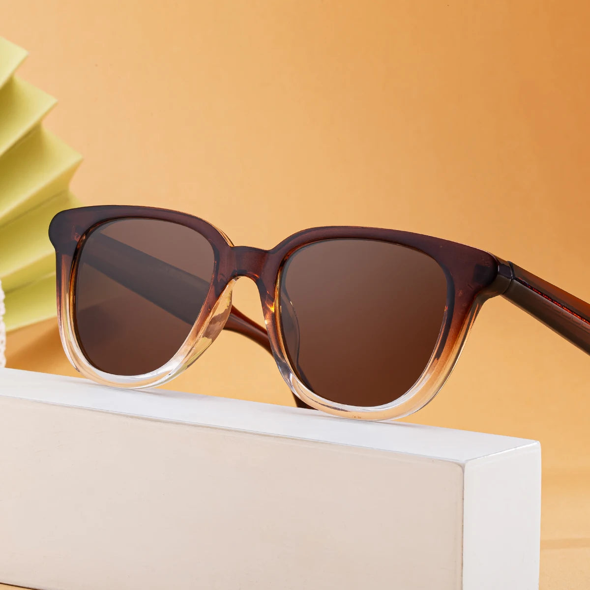Designer Soft Cat Eye Pin-In Temples UV400 Sunglasses for Women