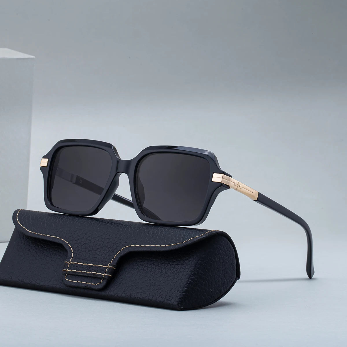  Designer Square Polarized Driving UV400 Protection Sunglasses for Men