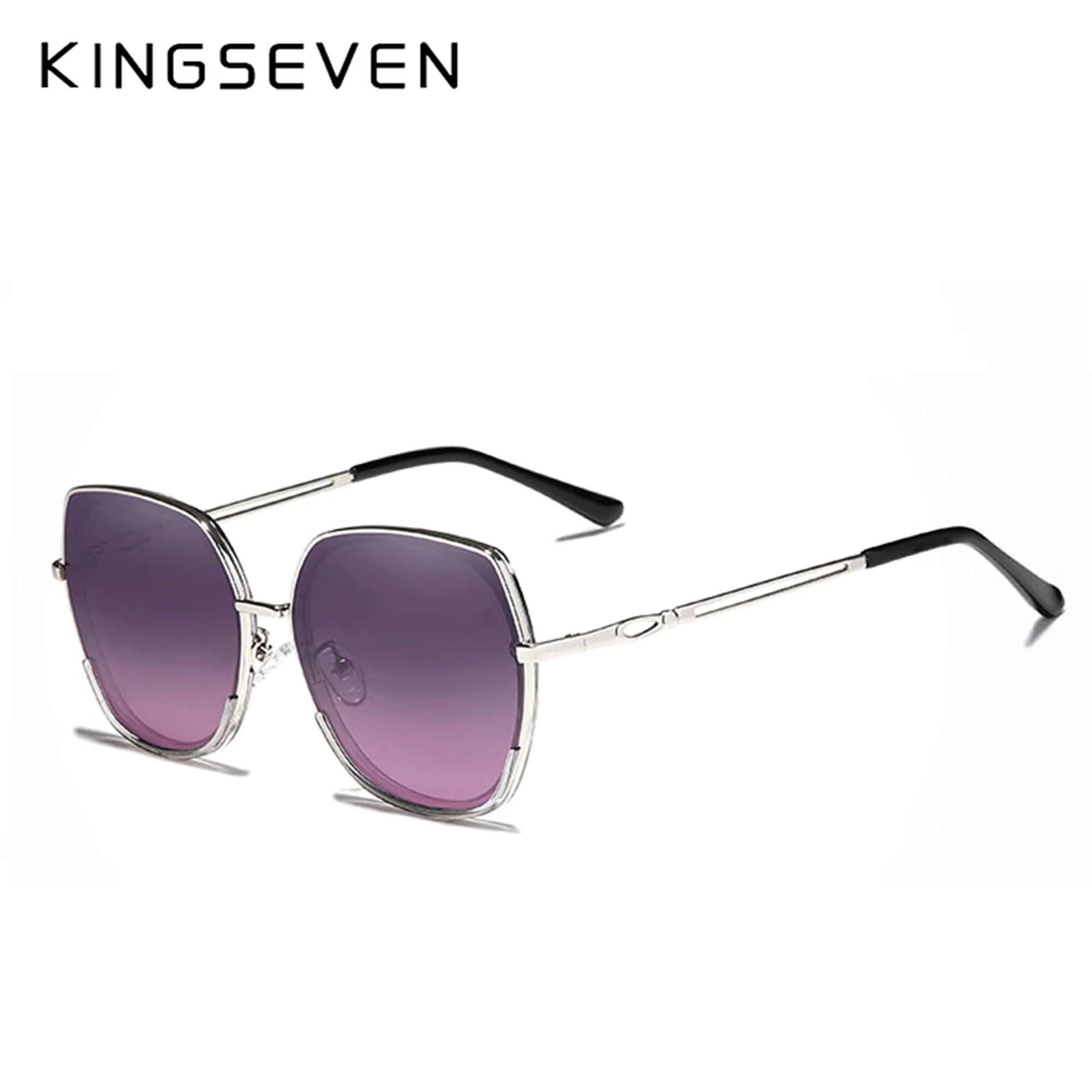 Chic Women's Gradient Polarized Sunglasses - Luxury Design for Elegant Style