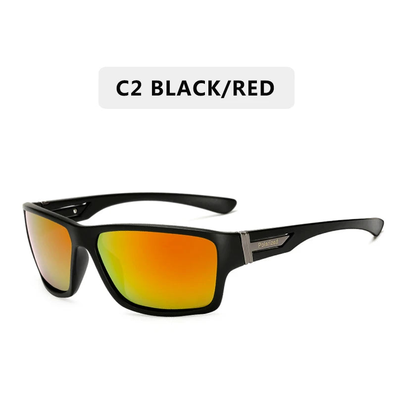 Elevate Your Style with Polarized Rectangle Sunglasses for Men - Perfect for Driving and Casual Wear!